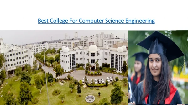 Best College For Computer Science Engineering