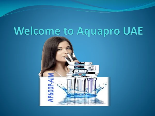 Water purification system | Industrial RO system | Aquapro UAE