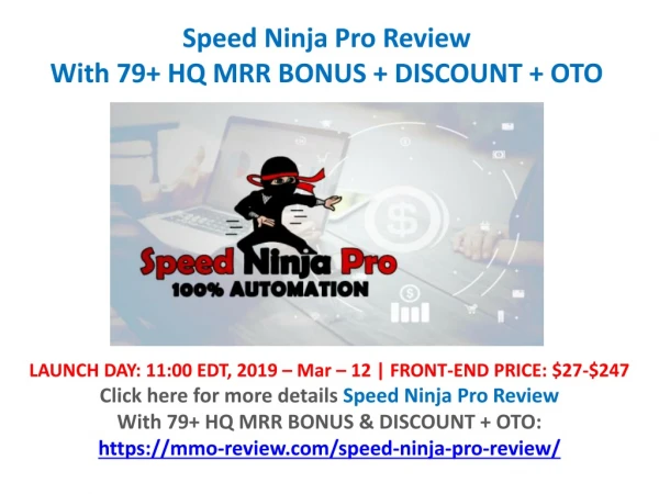 Speed Ninja Pro Review