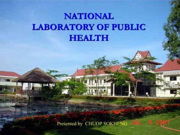 NATIONAL LABORATORY OF PUBLIC HEALTH