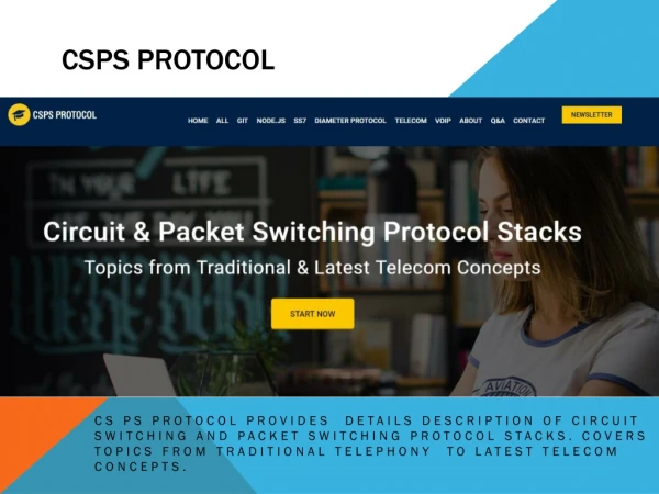Circuit and Packet Switched Protocols and Programming - Tutorials