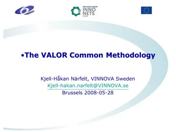 The VALOR Common Methodology