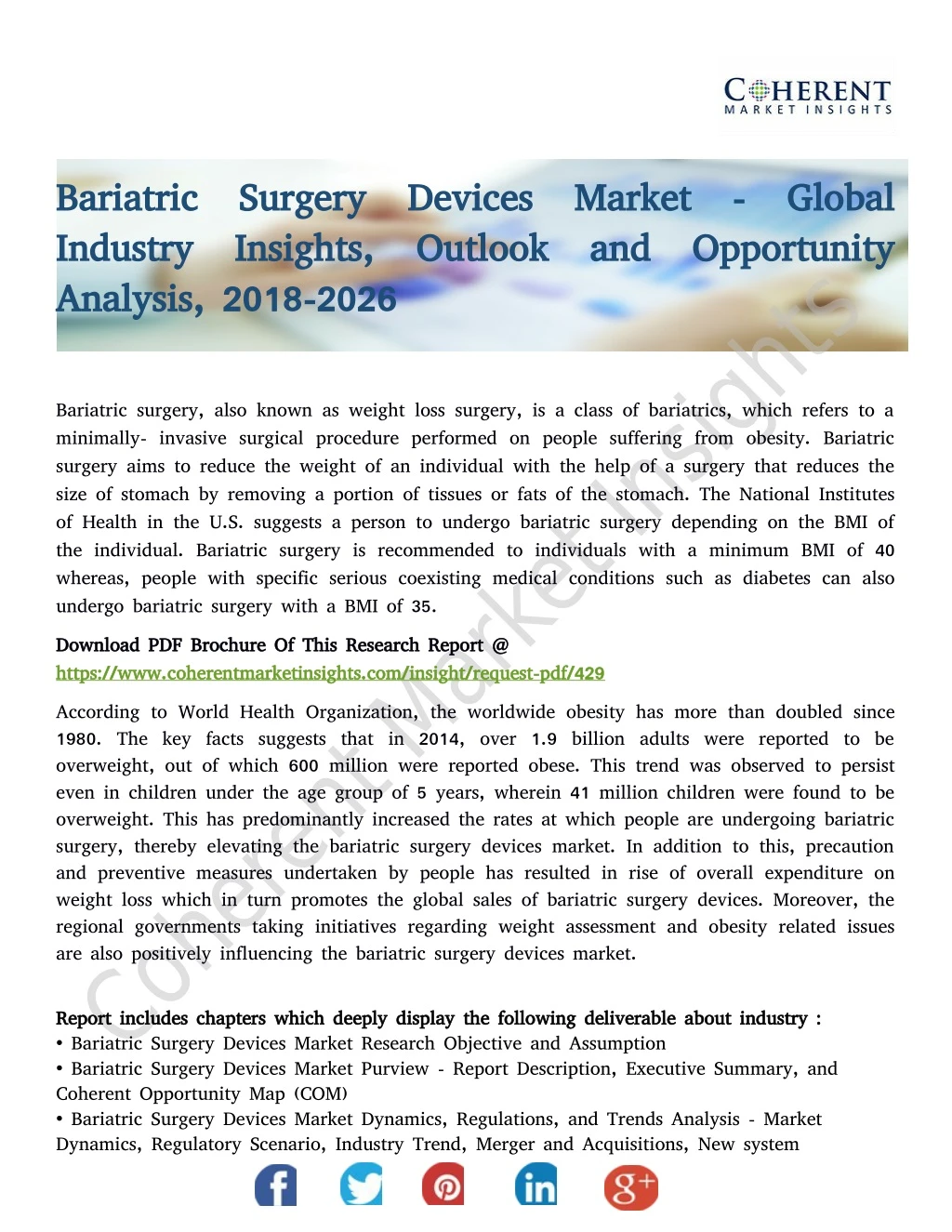 bariatric surgery devices market global bariatric