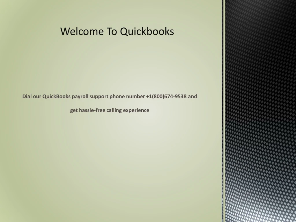 welcome to quickbooks