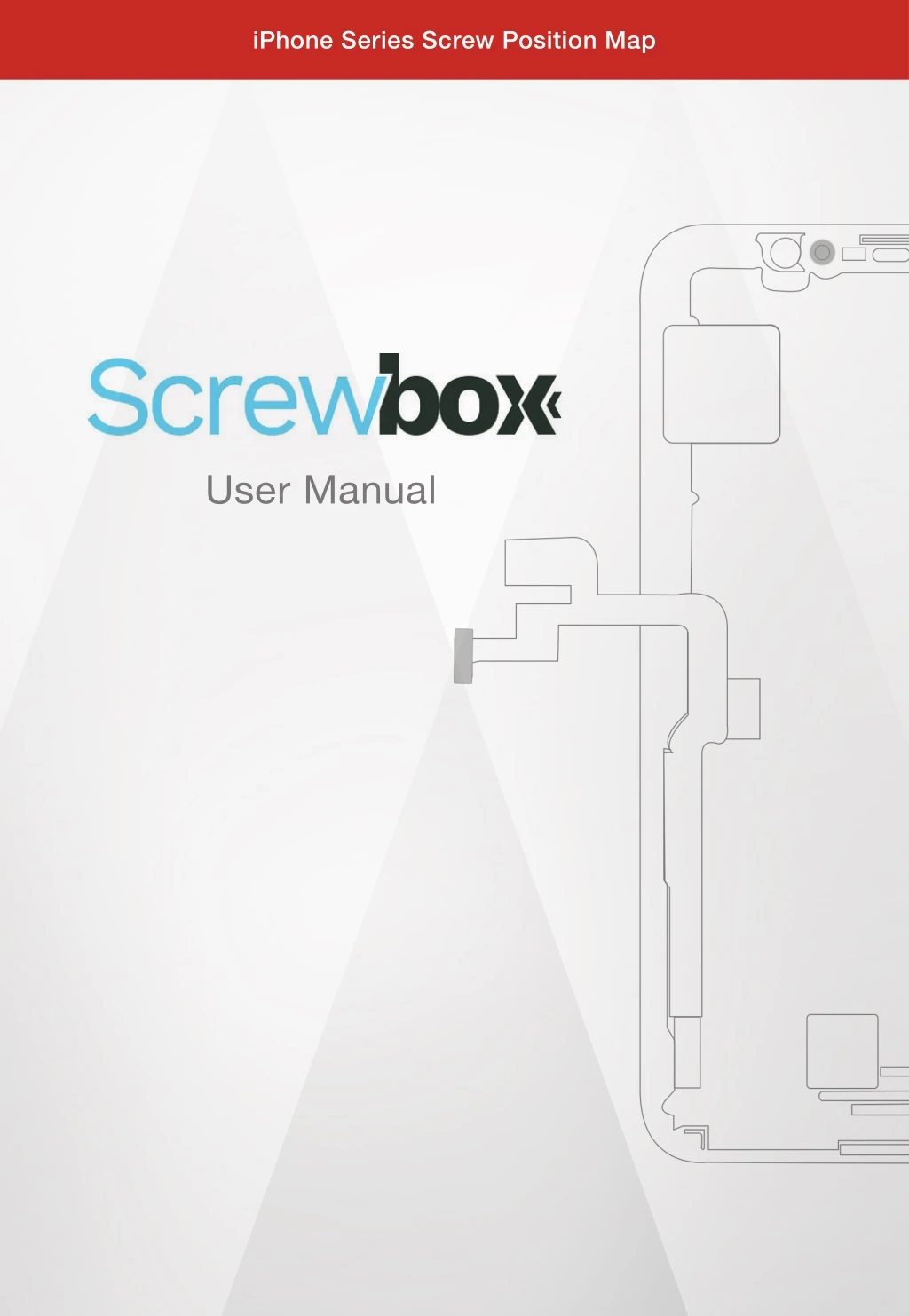 iphone series screw position map