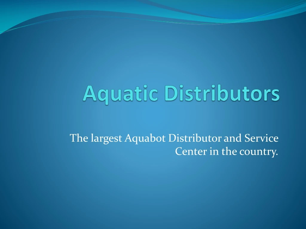 aquatic distributors