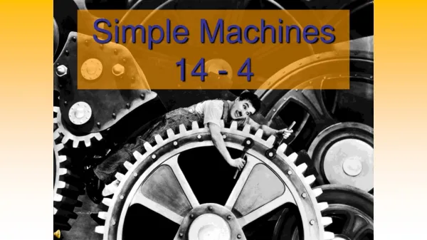 Simple Machines 14 - 4