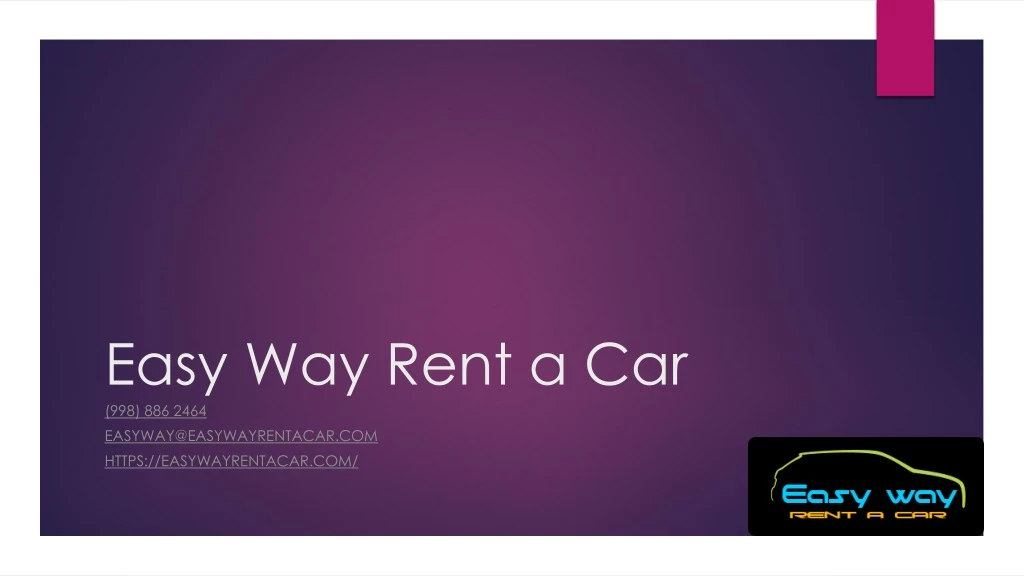 easy way rent a car