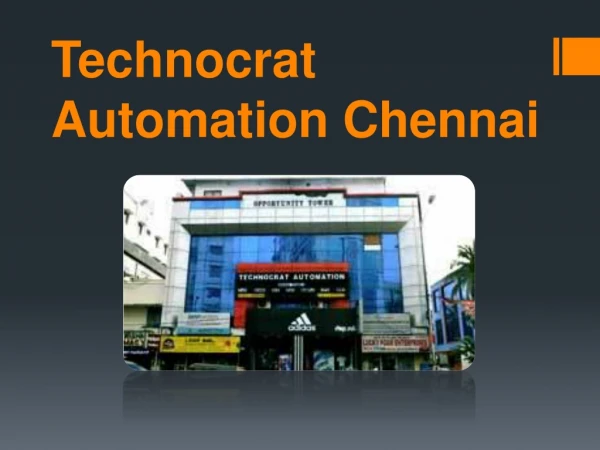 Training in Technocrat Automation Chennai