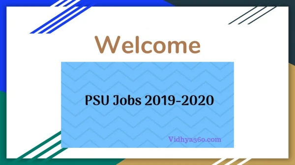 PSU Jobs 2019-2020 Check Application Forms for Latest PSU Vacancies Here
