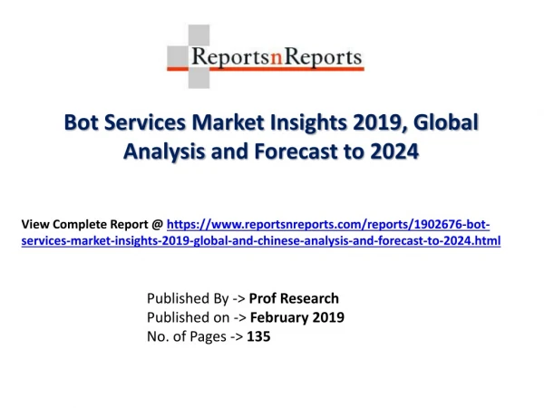 Global Bot Services Industry with a focus on the Chinese Market