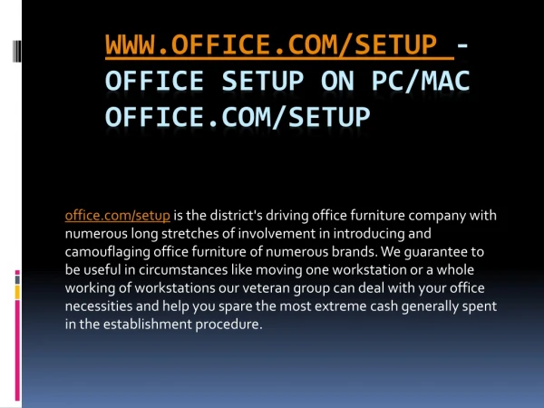 www office com setup office setup on pc mac office com setup