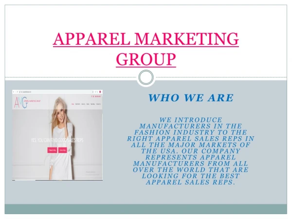 Apparel Marketing Group Celebration