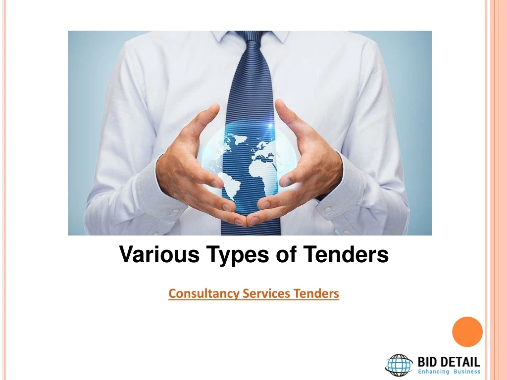 various types of tenders