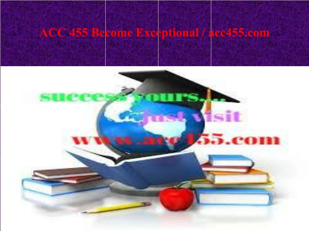 acc 455 become exceptional acc455 com