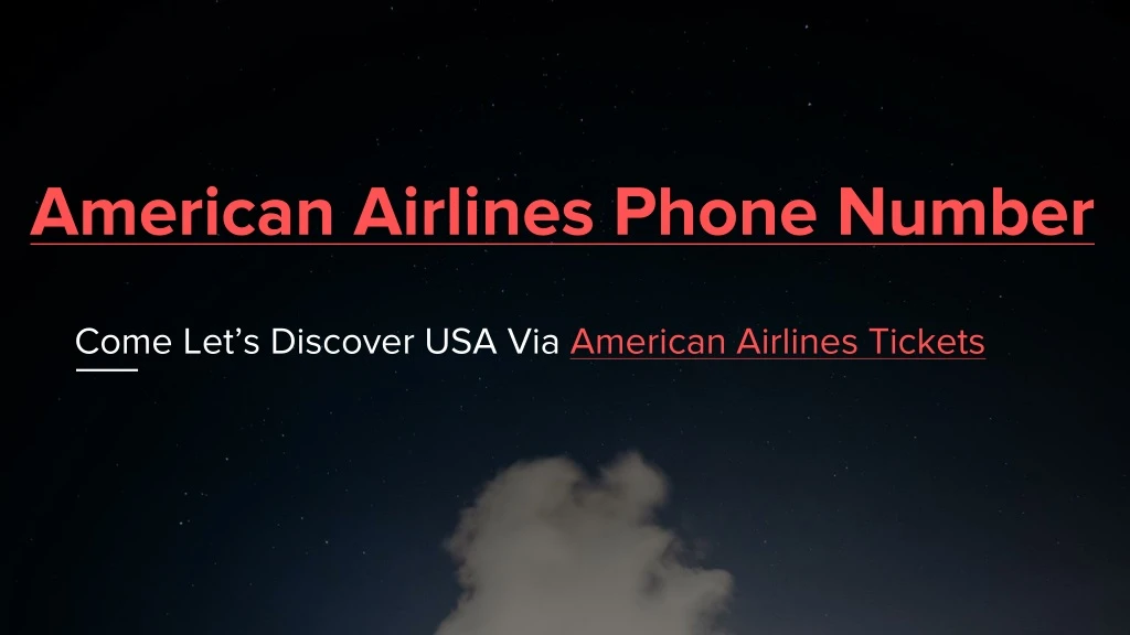 american airlines phone number