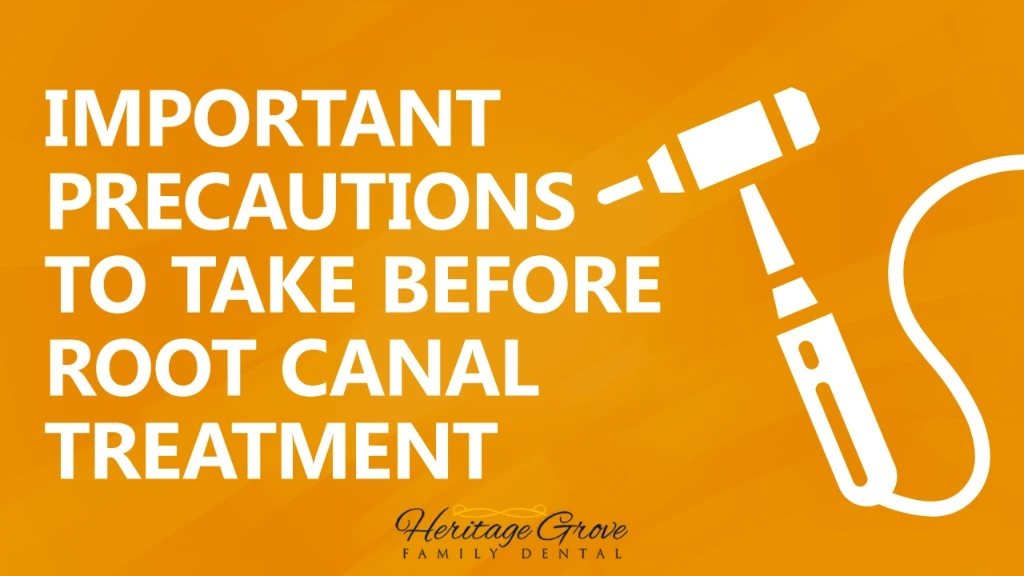 important precautions to take before root canal treatment