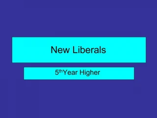 New Liberals - slide 1