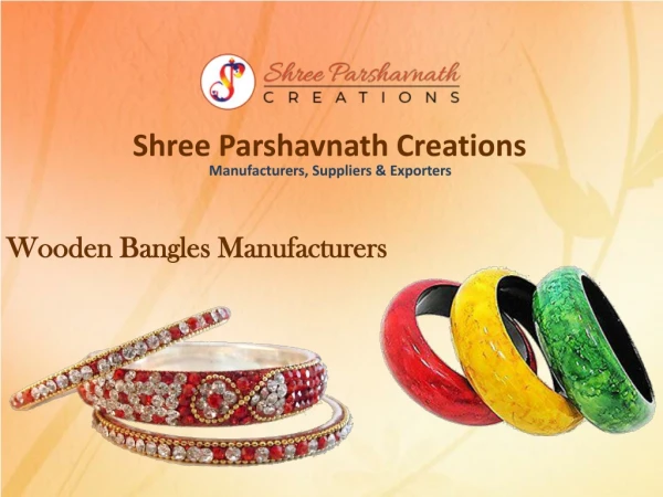 Wooden Bangles Manufacturers