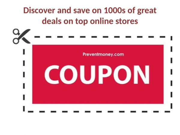 Discount Coupon Code and Promo Links for best online deals