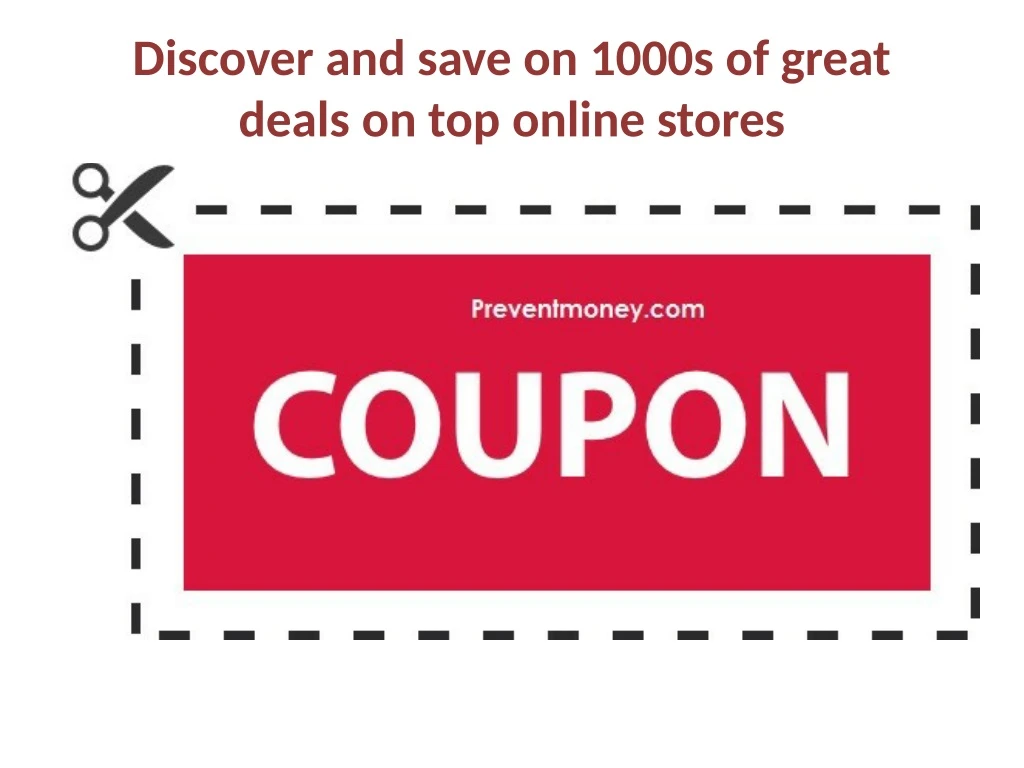 discover and save on 1000s of great deals