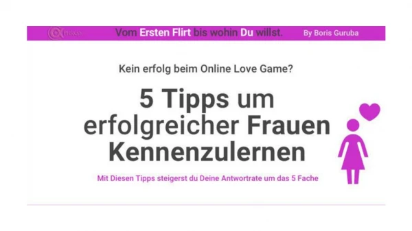 Frauen Kennenlernen - 5 Tipps Wie Sie das Online Love Game Gewinnen