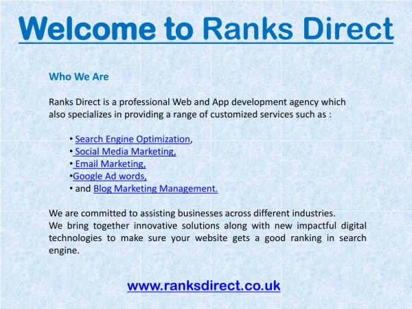 Top Digital Marketing Agency in London | online marketing company in Livingston