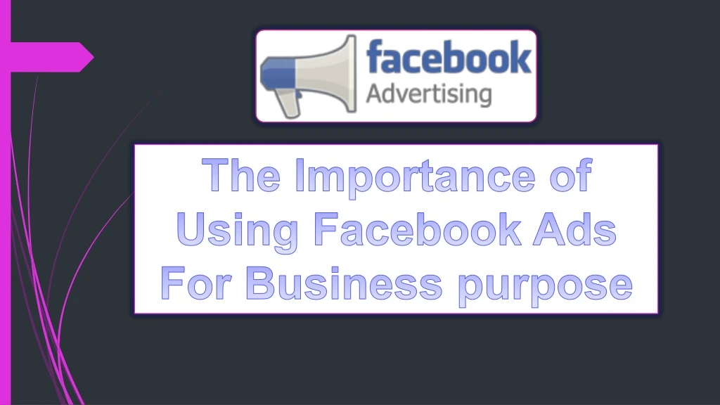 the importance of using facebook ads for business