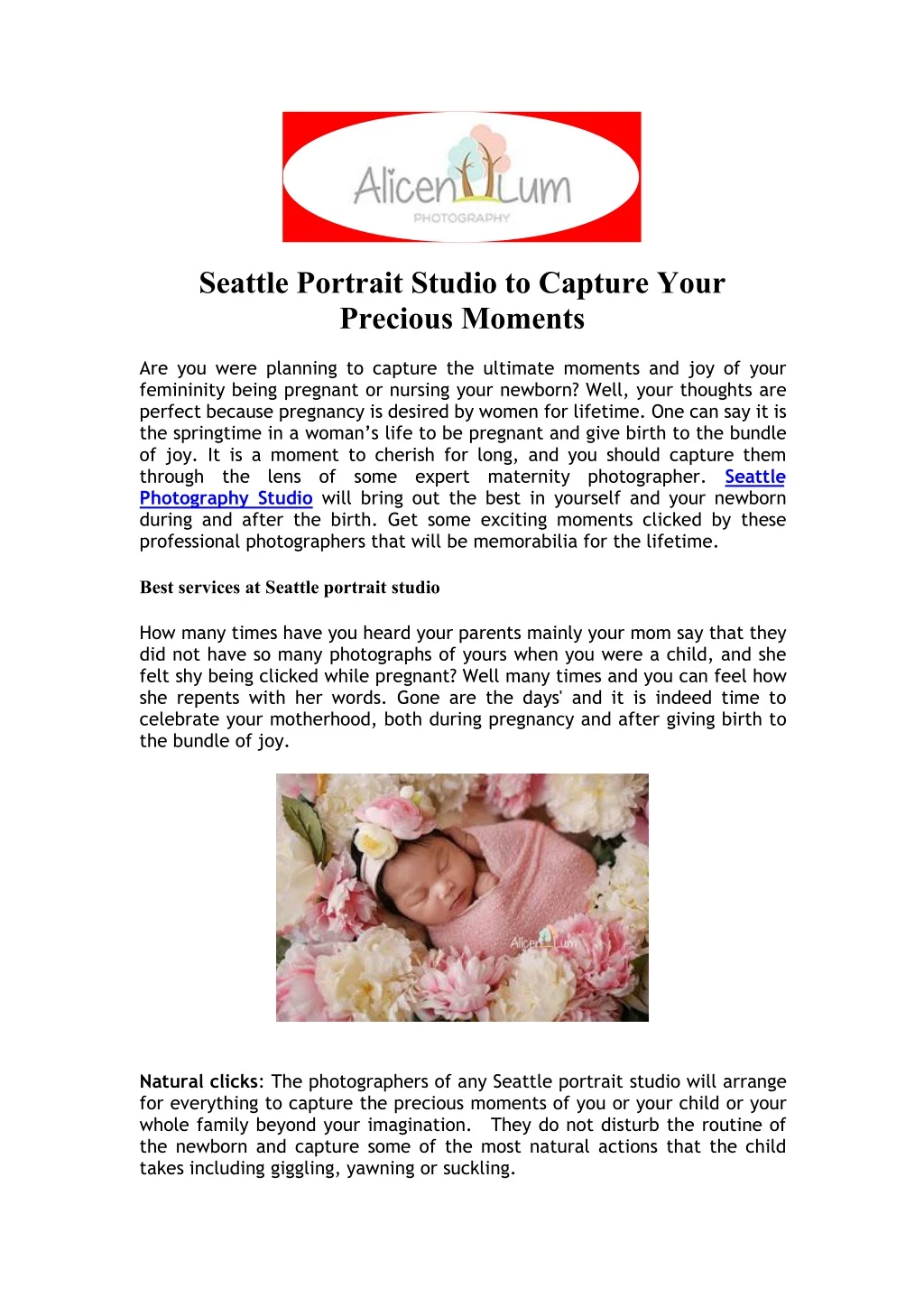 seattle portrait studio to capture your precious