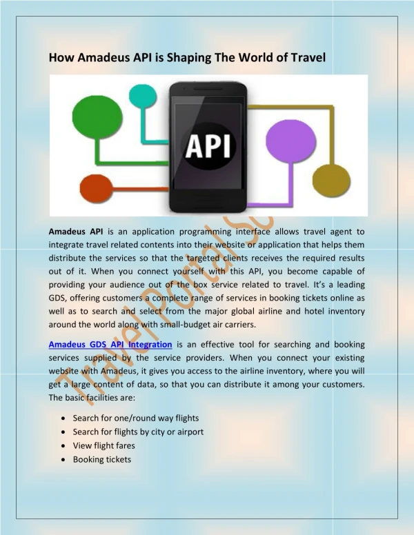 How Amadeus API is Shaping The World of Travel