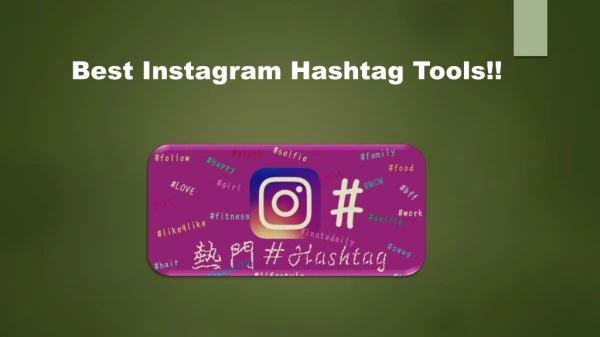 Best Instagram Hashtag Tools!!