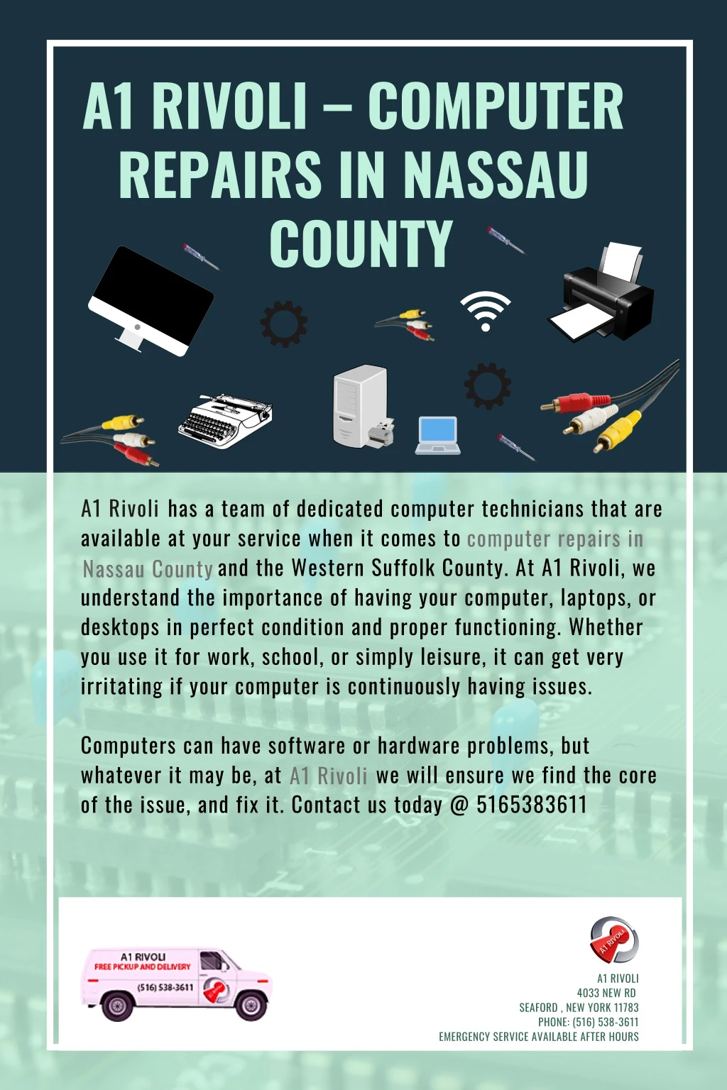 a1 rivoli computer repairs in nassau county