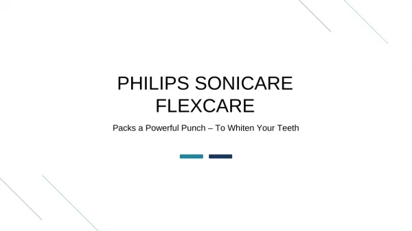 Sonicare Flexcare Review