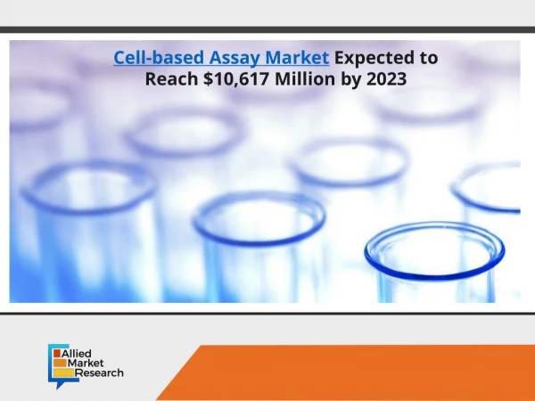 Cell based assay market to Show $10,617 Million by 2023