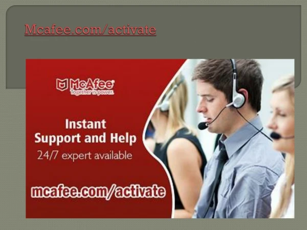mcafee com activate