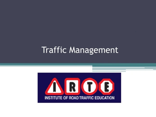 Traffic Management in India