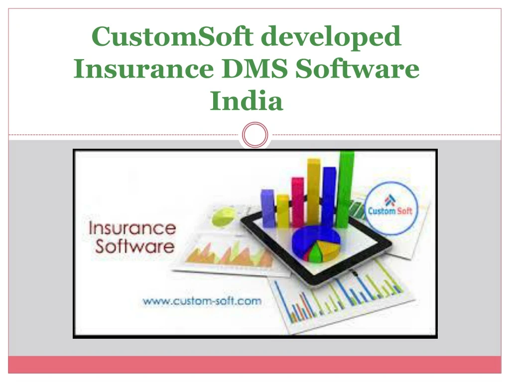 customsoft developed insurance dms software india