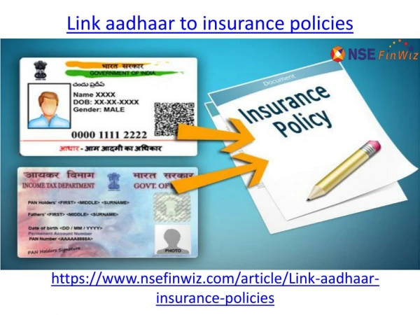 How to Link aadhaar to insurance policies