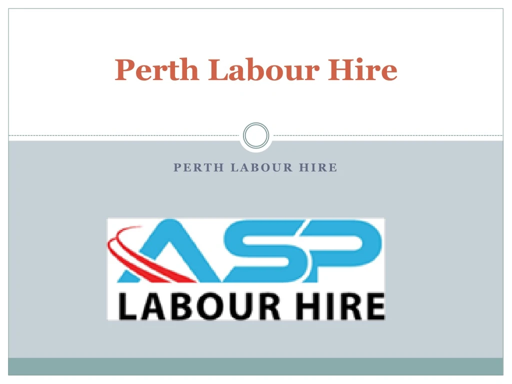 perth labour hire