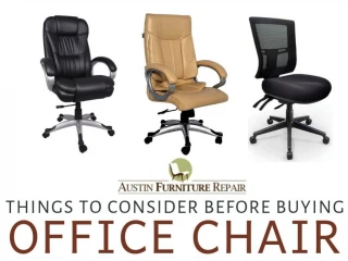 Things to Consider Before Buying an Office Chair - slide 1