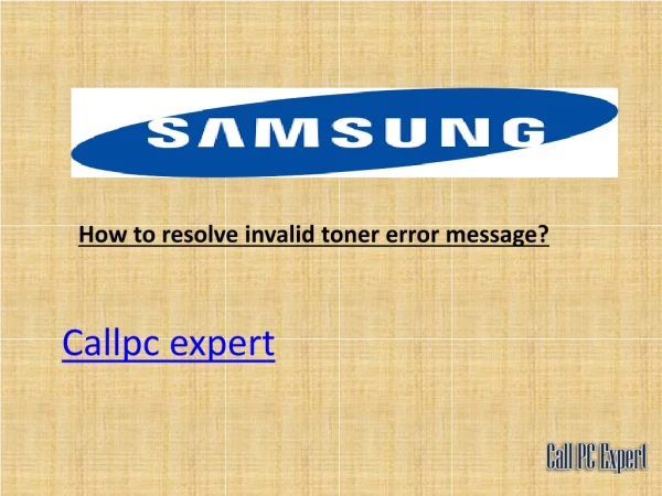how to resolve email error invalid toner?
