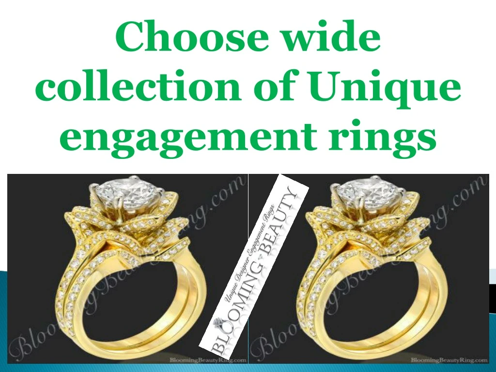 choose wide collection of unique engagement rings