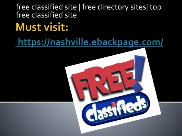 free classified site | free directory sites| top free classified site