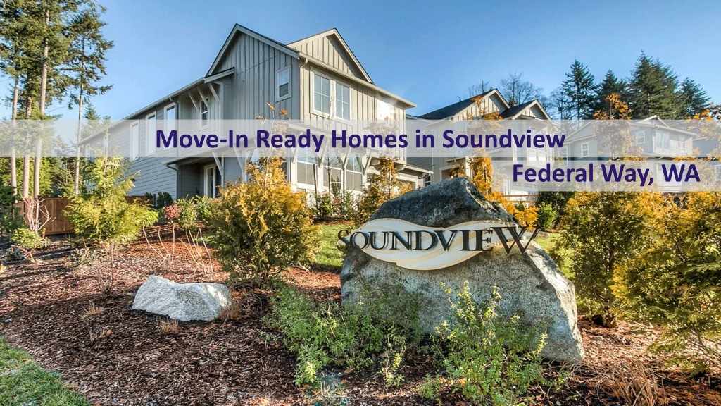 move in ready homes in soundview