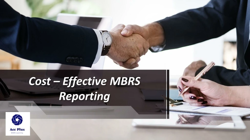 cost effective mbrs reporting