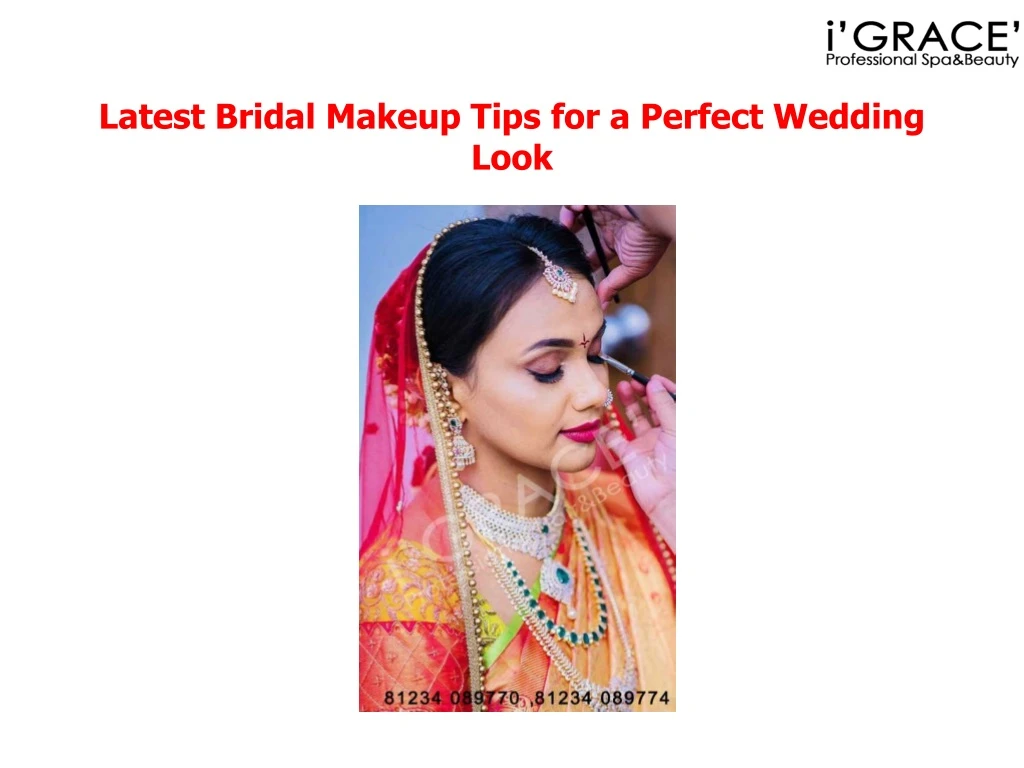 latest bridal makeup tips for a perfect wedding look