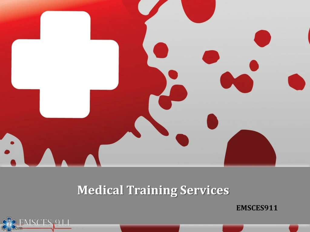 medical training services