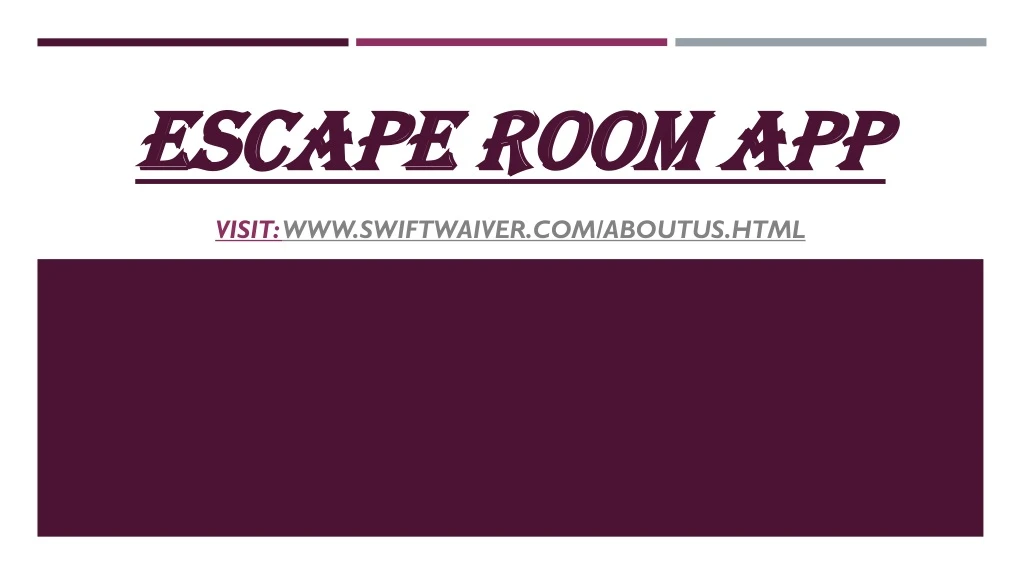 escape room app