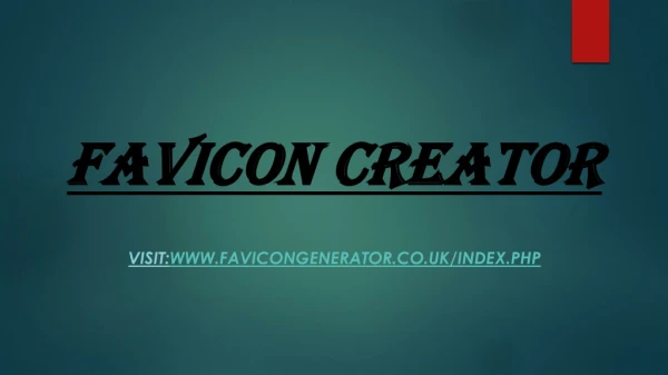 Favicon creator