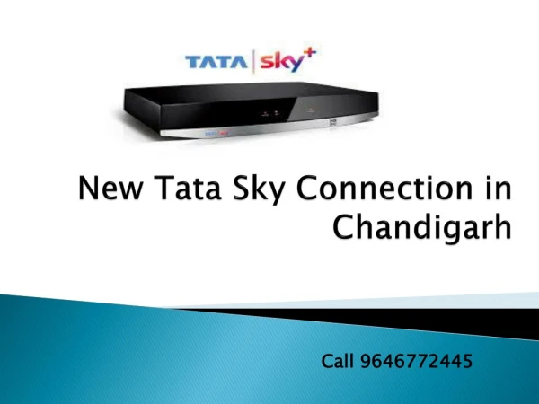 Tata Sky DTH Services Chandigarh Call 9646772445